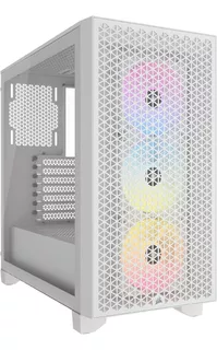 Case Corsair 3000d Rgb Airflow White Icue Vidrio Templado