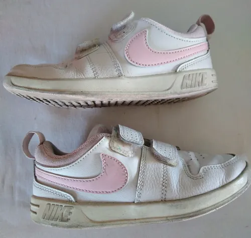Nike blancas velcro sale