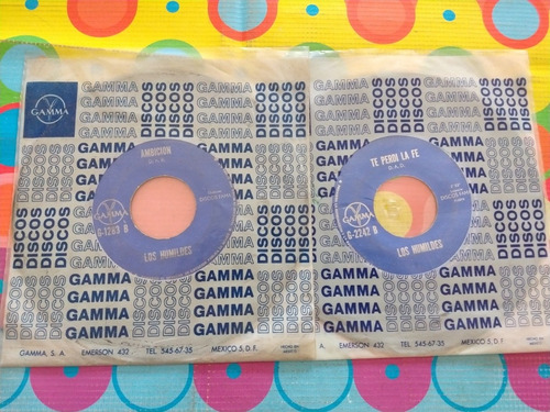 Los Humildes Lp 45 Rpm Paquete 2 W (Usado)