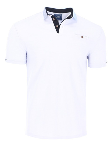 Playera Tipo Polo Para Hombre Slim Calidad De Moda Casual