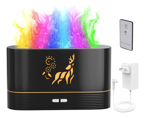 Difusor De Llama De 7 Colores Para Aceites Esenciales, Llama