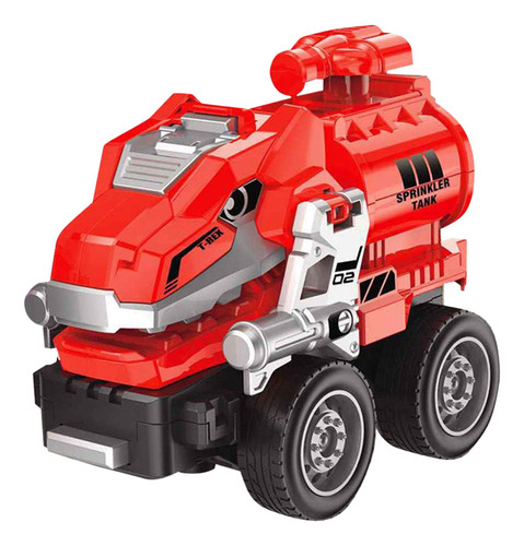 Vehículo De Ingeniería, Modelo De Camión Cisterna Rojo