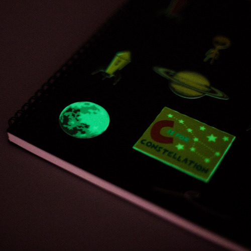 Imagen 4 de 4 de Silhouette Printable Glow In The Dark Sticker Paper