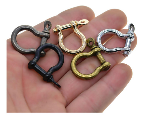4 X 10x Hebillas De, Sujetadores, Llavero, Grillete De Arco