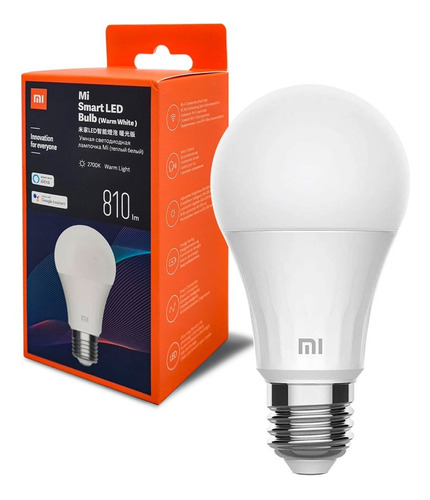 Lampara Inteligente, Xiaomi Mi Led Smart Bulb, Blanco Cálido