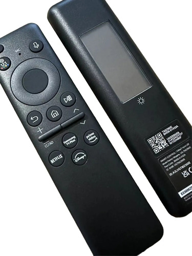 Control Remoto De Voz Solar De Repuesto Para Samsung Frame Tv Tv Bluetooth Bn59-01432a Con Solar Cell Recargable, Compatible Con Samsung 2023 Neo Qled 8k Hdr, 4 Botones De Acceso