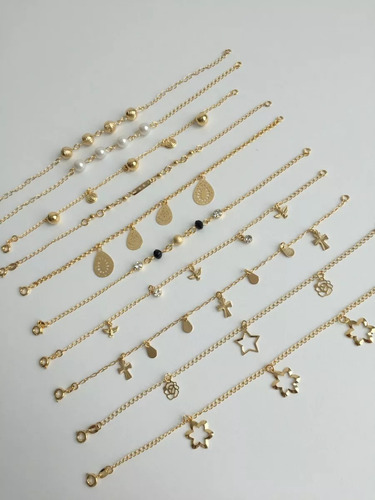 Semi Joias Atacado 20pçs Folheadas Ouro 18k E Prata Revender