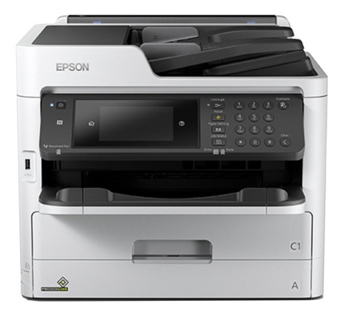 Impresora a color multifunción Epson WorkForce Pro WF-C5710 con wifi blanca y negra 100V/240V WF-C5710DWF