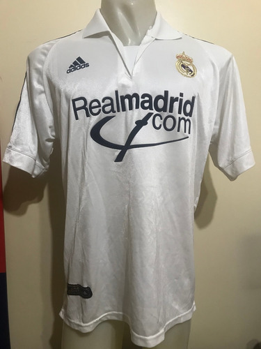 Camiseta Real Madrid España 2001 2002 Zidane #5 Francia L-xl