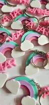 Comprar Llaveros Arcoiris Personalizados Con Nombre 3d X45 