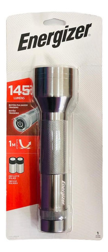 Linterna 145 Lumens Aluminio Energizer ENML2DS Plateada con luz Blanca