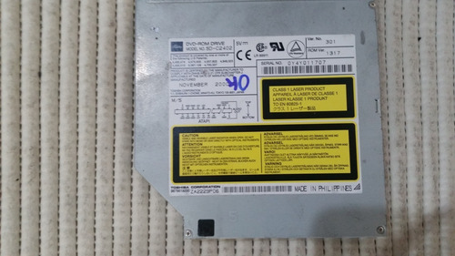 Gravador E Leitor De Dvd Cd Notebook Sd-c2402 Ide Cod 2764