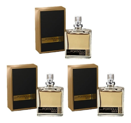 Imagem 1 de 1 de Colônia Portiolli Gold 25ml (3 Uni) - Jequiti