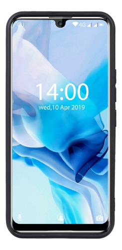 Funda De Teléfono Tpu Negra Esmerilada Para Oukitel K9 Pro