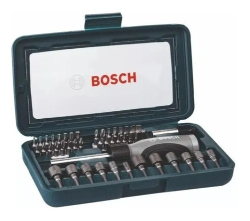 Set Juego Kit Puntas Bosch Tubos 46 Pzs Y Destornillador Bis