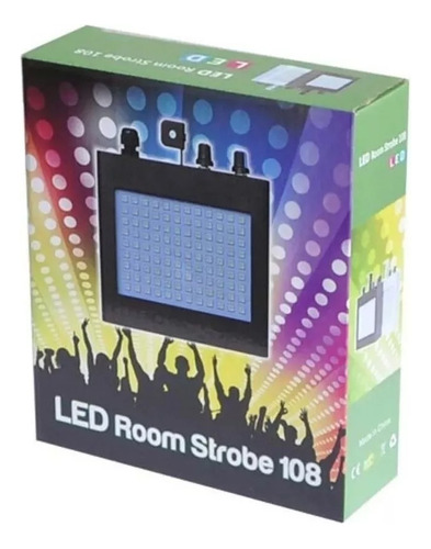 Luz Led Mini Flash Room Strobe 108 Efecto Dj Colores Ep-108