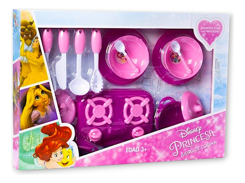 1 Juego De Cocina Princesas Frozen Disney Mayoreo Full T368575 Color Rosa