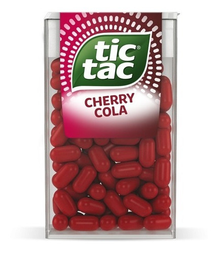 Pastillas Para Aliento Tic Tac Cherry Cola 18g Importado
