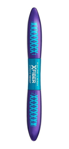 Máscara de pestañas waterproof L'Oréal Paris False Lash Superstar X Fiber 7ml color black