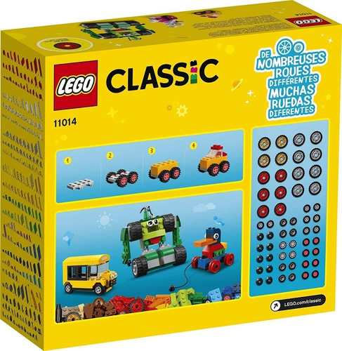 Lego Classic Original Caixa Blocos E Rodas