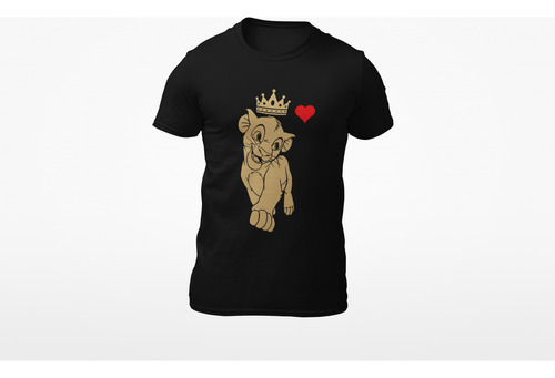 2 Playeras Pareja Duo Novios El Rey Leon Simba Nala Reyna