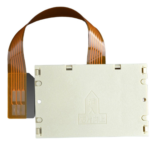 4 Adaptador De Duradero Sim Turn To Big Card Slot Soft Flat