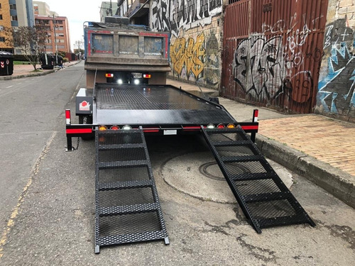 Trailer O Remolque Tipo Cama Baja Para Transporte De Maquina