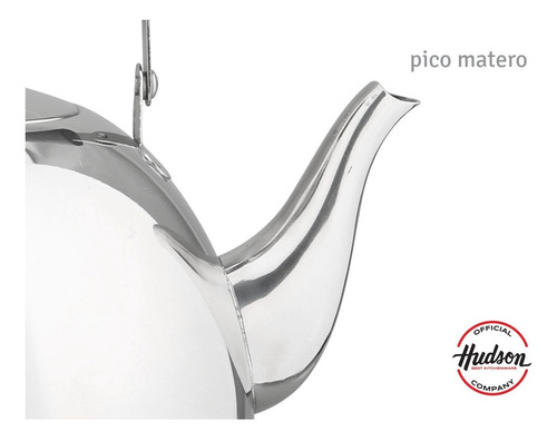 Pava Pico Matero Hudson Acero Inoxidable 1.5 Litros