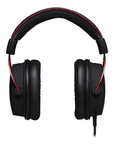 Imagen 2 de 3 de Audífonos gamer HyperX Cloud Alpha black y red