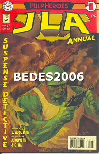 Pulp Heroes Nº 1 Jla Annual - Original Dc Comics - 1997 (Usado)