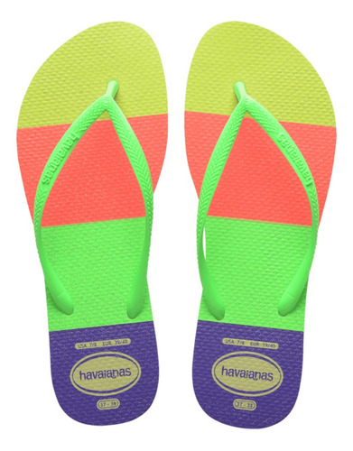 Havaianas Original Slim Neon Glow - Chinelo Feminino Brilho