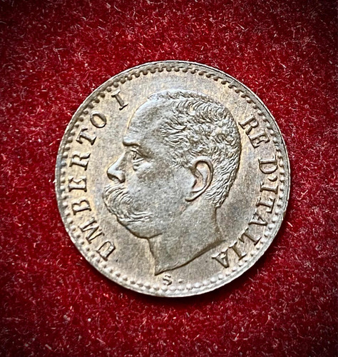 Moneda 1 Centésimo Italia 1895 Km 29 Humberto 1