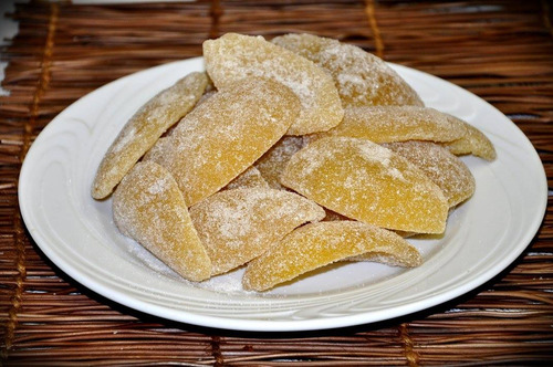 Doce Casca De Laranja Cristalizada Caseiro Granel 300g