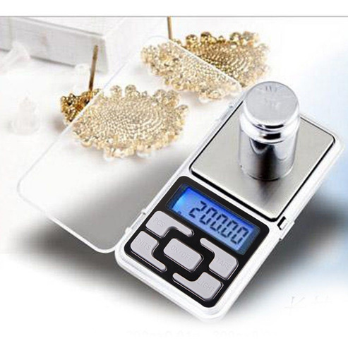 Imagen 3 de 6 de Balanza Mini 0.3 Gr A 200 Gr Precisión Nuevas En Caja !!