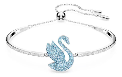 Brazalete Verde Baño Rodio Swarovski/