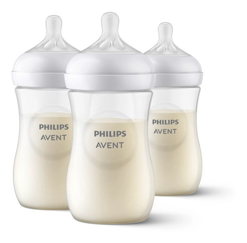 Teteros Philips Avent Natural 9oz 1mes+ X3