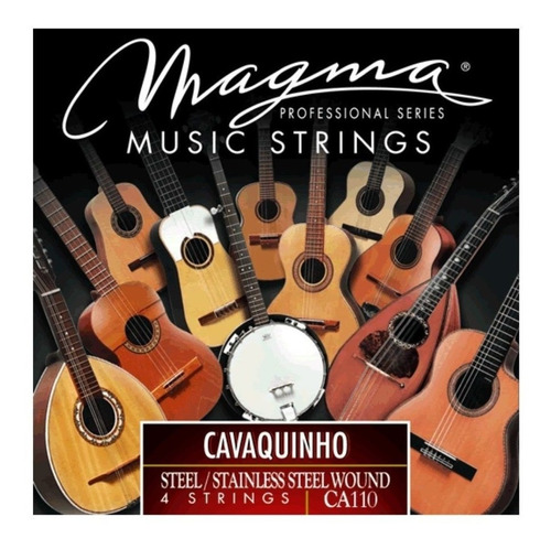 Encordado Para Cavaquinho Magma Cuerdas Steel Acero