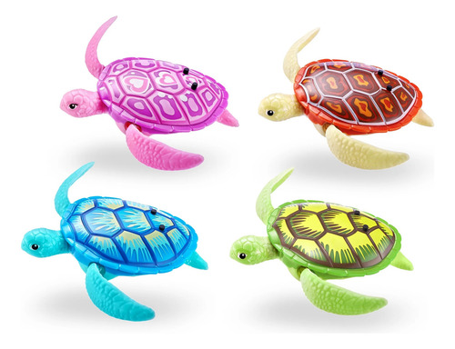 Robo Alive - Tortuga - Robo Turtle - Nada En Agua Color Verde