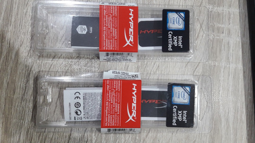 Imagem 2 de 2 de Kit 2x Memória Hyperx Fury, 8gb 3200mhz, Ddr4, Cl16