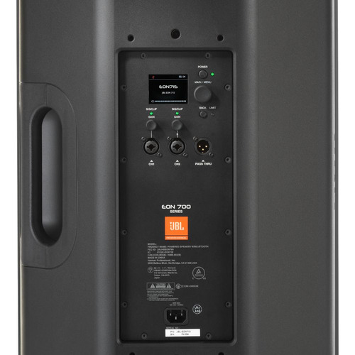 Kit Caixa Ativa Jbl Eon715 1300w Bluetooth +capa Bivolt
