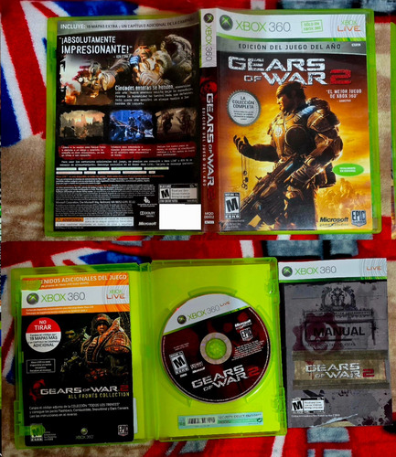 Pack5juegos Xbox360/one Gears Of War + Autógrafo'rodferguson (Usado)