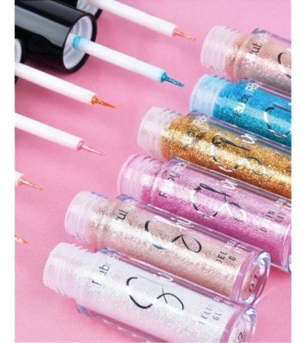 Delineador Glitter Shine Cor 06 - Ruby Rose