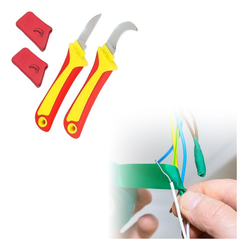2 Piezas Cable Cable Aislado Electrico Anti -slip