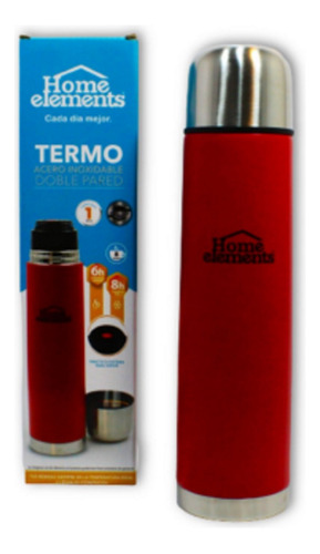 Termo Café Acero Inoxidable Bebidas Calientes Y Frías 1lt