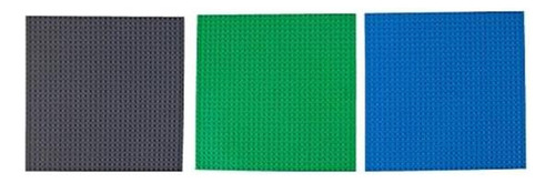 Pacote 6 Bases Clássicas Strictly Briks, Compatível Com Lego