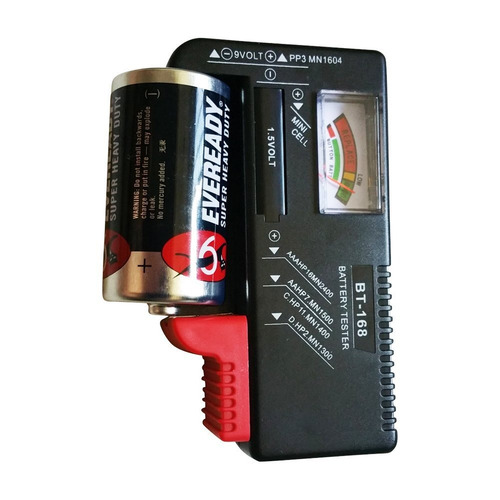 Probador Universal De Batería Para Aa Aaa 9v C D Botón Bater