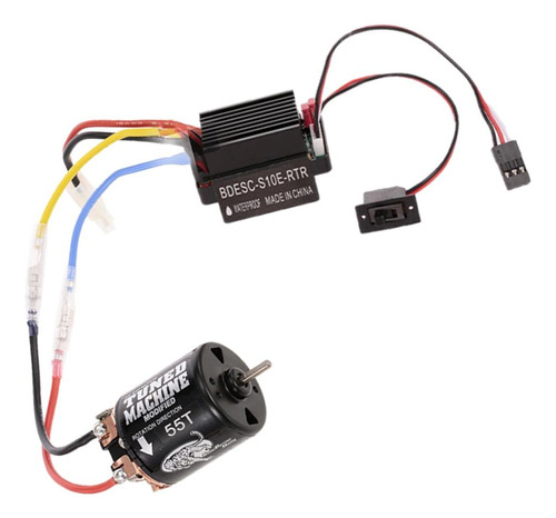 Rc Brushed 540 Motor \u0026 60a Brushed Esc Controller