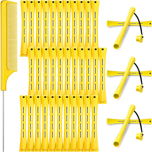 36 Varillas De Cabello Ondulado Frío Para Permanente Con P.