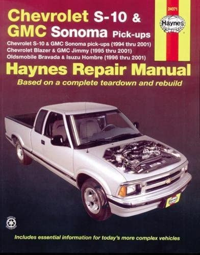 Libro: Chevrolet S-10 & Gmc Sonoma Pick-ups (haynes Repair