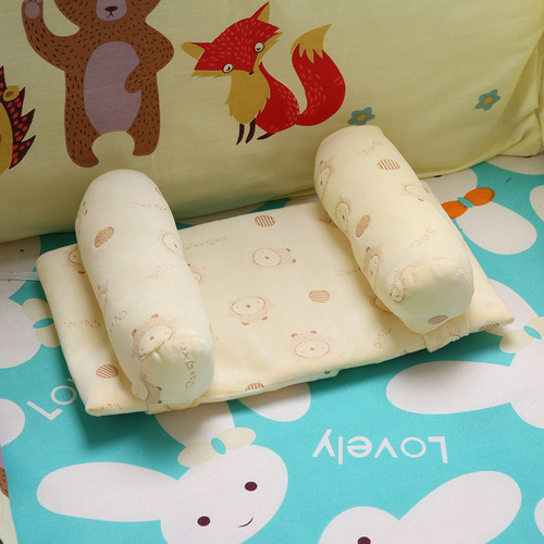 Almohada Infantil Antivuelco De Algodón Para Bebés Que Evita